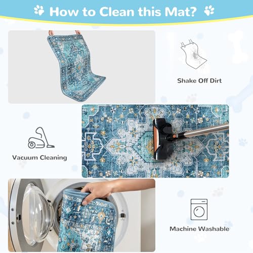 Super Absorbent Washable Pee Pads for Dogs (Blue / 3FT x 3FT (Pack of 2))