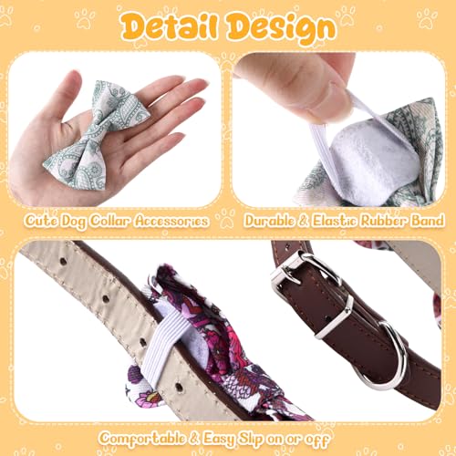 50 Pcs Paisley Dog Bow Ties