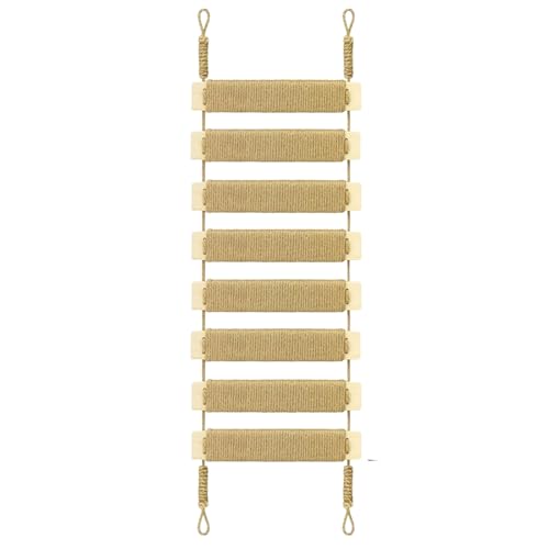 Adjustable Cat Ladder & Bridge (Upgraded Adjustable Natural Wood-20in / 20in)