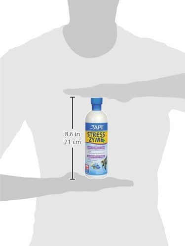 STRESS ZYME Freshwater and Saltwater Aquarium Cleaning Solution 16 (16 oz)