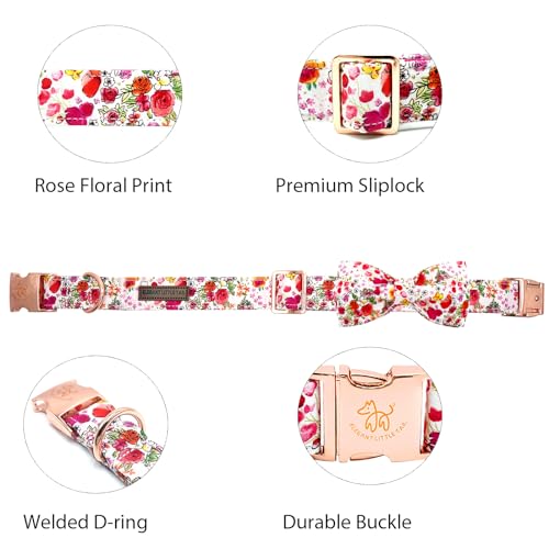 Summer Dog Collar (Rose Red / X-Large (Pack of 1))