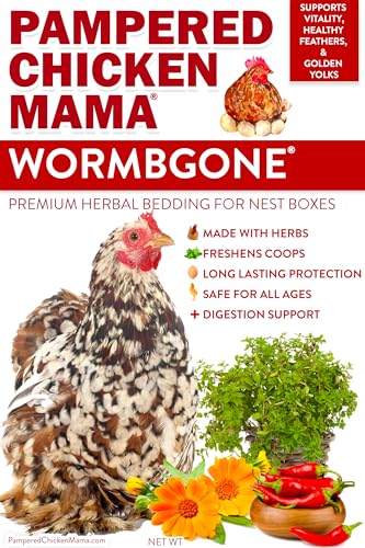 WormBGone Premium Backyard Chicken Nesting Herbs with Chili (1 Pound (Pack of 1))