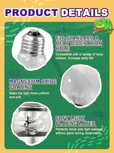Heat Lamp Bulbs (Pack of 2 / 80 Watts)