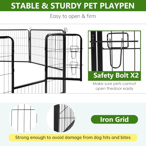 Dog Playpen 40" (8 panels)
