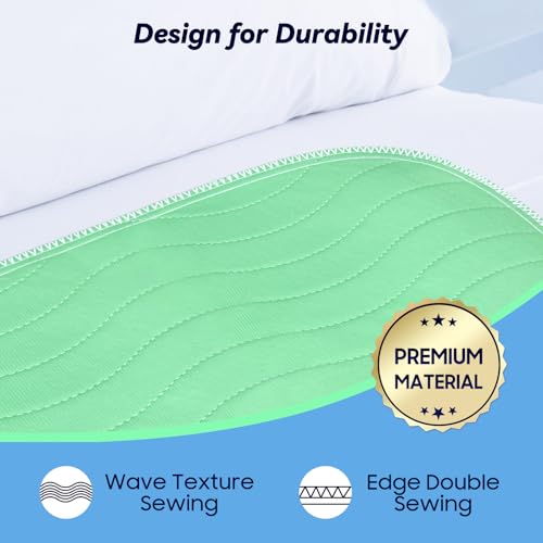 2 Pack 36” x 54” Extra Heavy Absorbency Washable Underpads Bed Pads (2 Pack - 36" x 54")