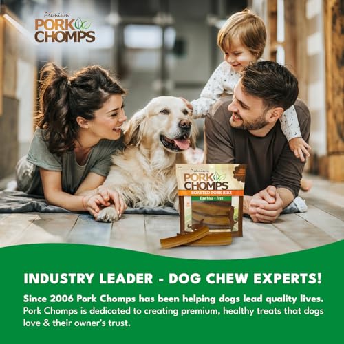 Roasted Pork Skin Dog Chew 6in Ribs 10ct (10 Count (Pack of 1))