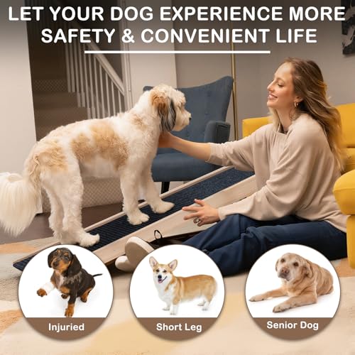 Folding Dog Ramp Safety (55.12 Inch Long)