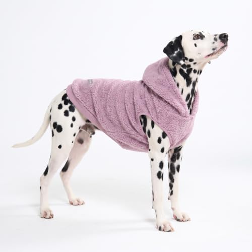Sherpa Fleece Dog Jacket (Taupe / 3XL)