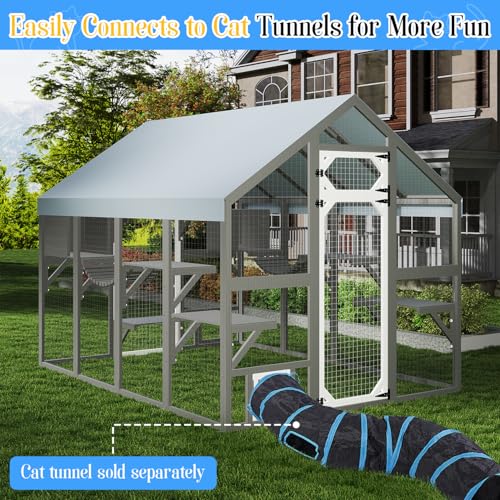 Catio Outdoor Cat Enclosure (69.7"L x 94.5"W x 70.9"H)