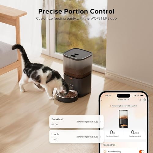Automatic Cat Feeder (Black)
