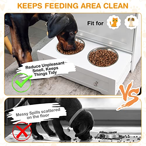 Pet Feeder Station (White)