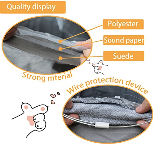 Cat Tunnel for Indoor Cats (Grey)