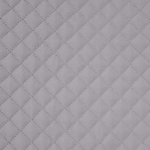 All Purpose Diamond Quilted Western Saddle Pad for Injury Prevention (Gray)
