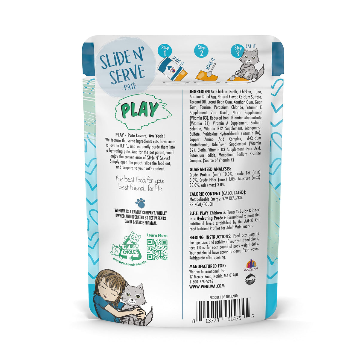B.F.F. Play Best Feline Friend Paté Lovers (3 Ounce (Pack of 12))