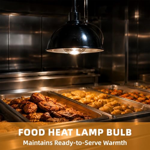 250W Clear Heat Lamp Bulbs (White / 2 Pack)