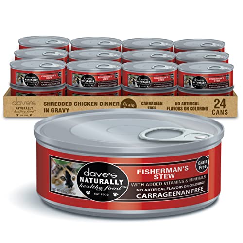 Wet Cat Food Shredded Fisherman Stew (5.5 Ounce (Pack of 24))