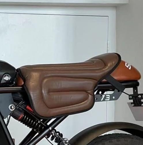 Saddle Tush Cushion Western Long Saddle Pad Horse Riding Seat Saddle Cushion Pad (50X40cm / BROWN)