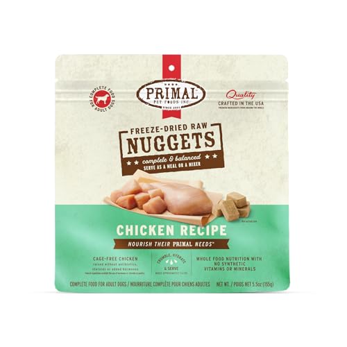 Primal Freeze Dried Raw Dog Food Nuggets (5.5 Ounce (Pack of 1))