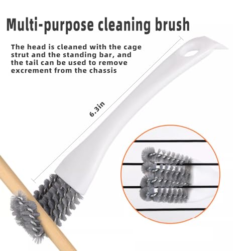 5 Pcs Set Bird Cage Cleaner Brush Kit Accessories