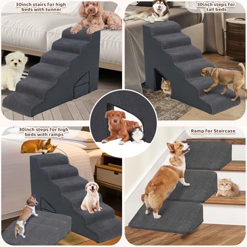 Dog Stairs for High Beds 30