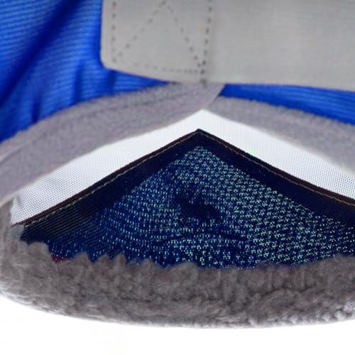 CareMaster Pro Luminous Horse Fly Mask Large Eye Space Standard with Ears UV Protection for Horse Signature Blue Medium Cob (Signature Blue / Medium (Arabian))