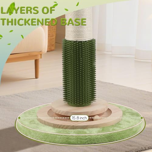 45'' Extra Tall Cat Scratching Post for Large (green-45inch)