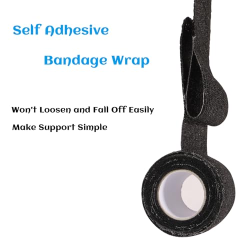 36 Rolls Black Elastic Self Adhesive Bandage Wrap 2 Inch (2 Inch-36 Count Black)