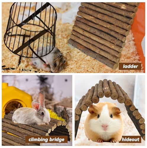 Wooden Hamster Bridge (M (15.7 x 6.0 inches))