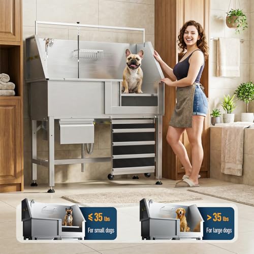 Professional 46" Dog Washing Station (Right Ramp)