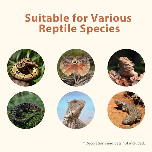 65 Gallon PVC Reptile Enclosure (48"W x 18"D x 18"H)