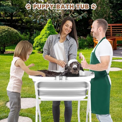 Elevated Dog Bathtub