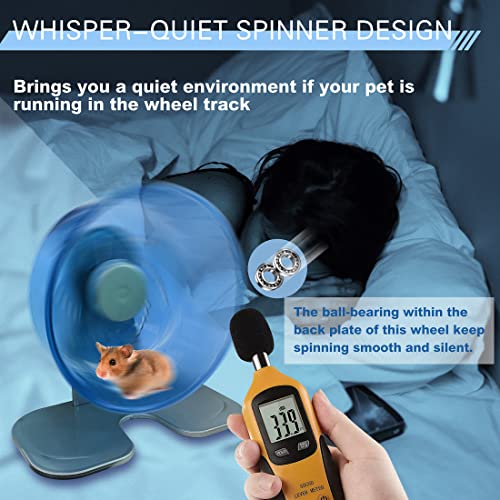Hamster Exercise Wheel (8.3 Inch / Blue)