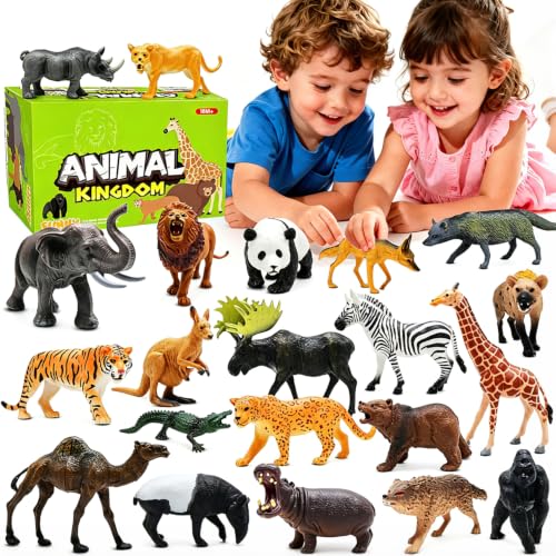 Safari Animals Figures Toys (Safari Animals Playset)