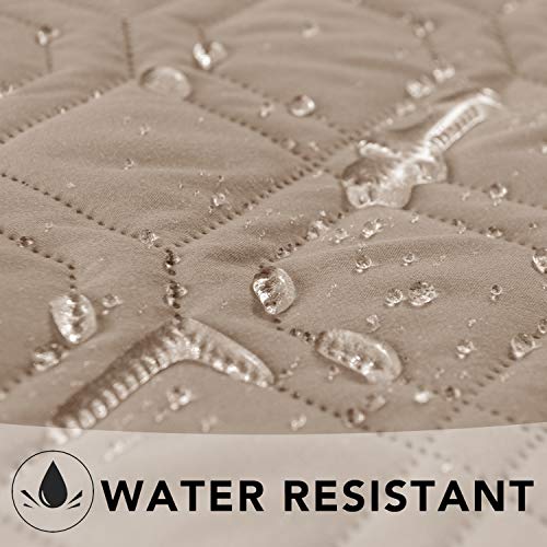 Waterproof Dog Bed Cover Pet Blanket for Furniture Bed Couch Sofa Reversible (30x60 Inch (Pack of 1) / Ivory)