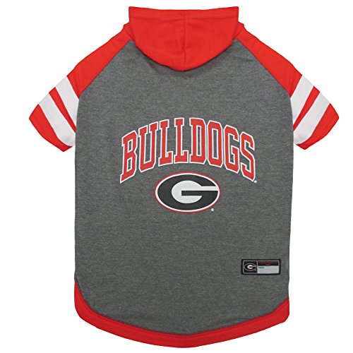 NCAA GEORGIA BULLDOGS HOODIE for DOGS & CATS (Georgia Bulldogs / Small)