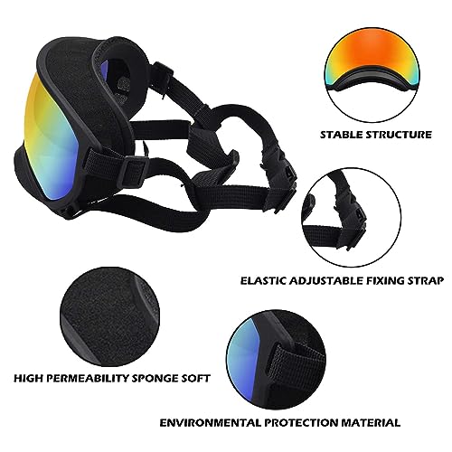 Medium Dog Sunglasses with Adjustable Strap UV Protection