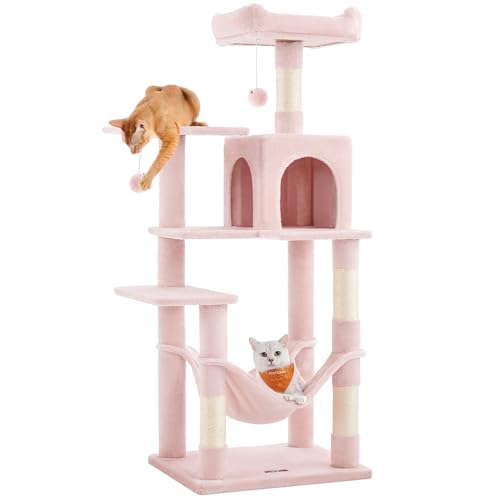 Cat Tree 54.2 (54.2 Inches / Jelly Pink)