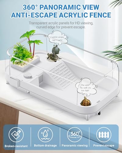 Large Turtle Tank Kit (L Kit-Black Lamp)