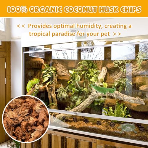 10LB Coconut Husk for Reptiles (1 Pack-10LBS)