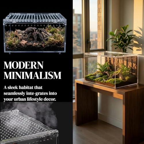 Small Tarantula Enclosure 8×6×4" (A-S(8x6x4in))