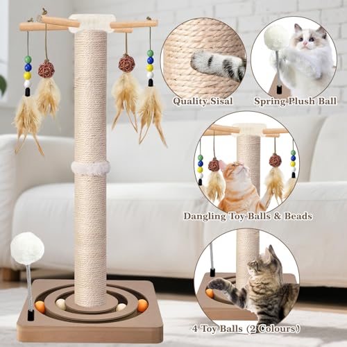 Tall Cat Scratching Post (33 Inches Tall)