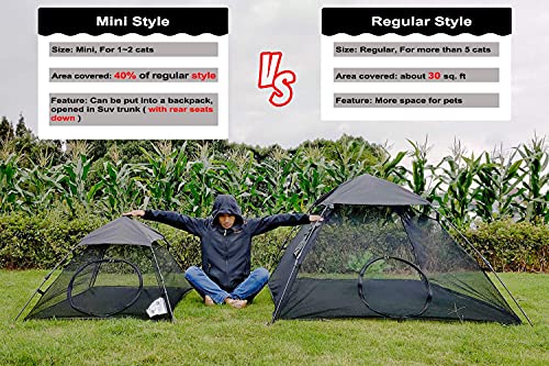 AICHIFAN Mini Cat Tent for Outside Playpen Pop Up Indoor Pet Cat Enclosures Portable Sunshade and Anti
