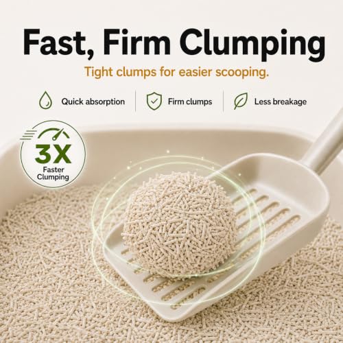 Clumping Cat Litter Tofu (22LB(Pack of 2))