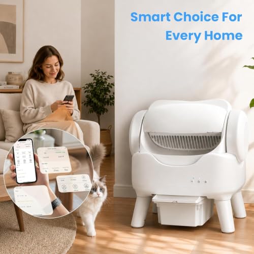 Self Cleaning Litter Box with APP