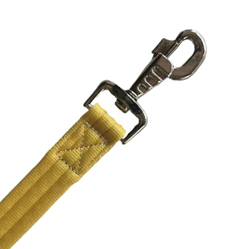 Horse Training Lunge Line with Alloy Trigger Buckle for Accurate Equestrian Training of 32.8 ft (32.8feet / Yellow)