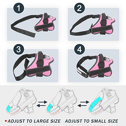 Dog Harness No (X-Small (Pack of 1) / Pink)