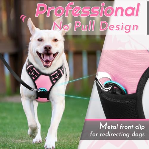Dog Harness for Large Dogs (X-large / Pink)
