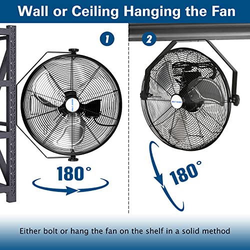 4300 CFM 18 in. Industrial Wall Mount Fan (18 inch)