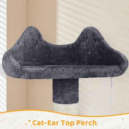 54in Cat Tree (Dark Gray)