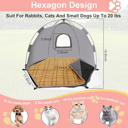 Yanvega Cat Tent Cat Beds for Indoor Cats Pet Supplies